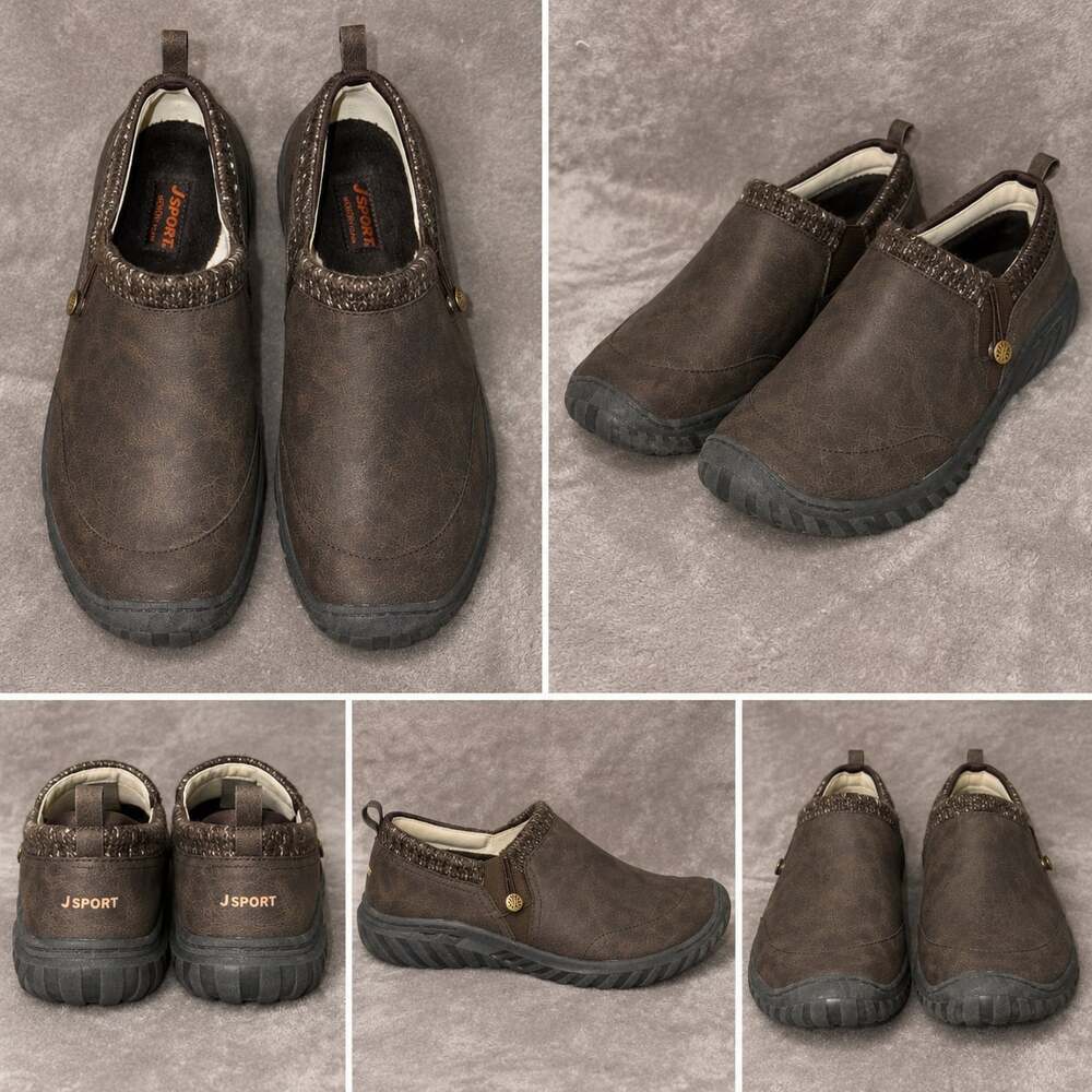 JSport by Jambu Alice Brown Faux Fur Slip-On Winter Clogs